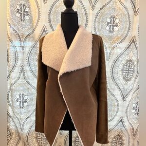 Cavalini Tan and Cream Teddy Jacket